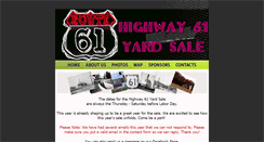 Desktop Screenshot of 61yardsale.com